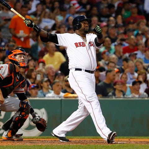 David Ortiz, MLB designated hitter and three-time...