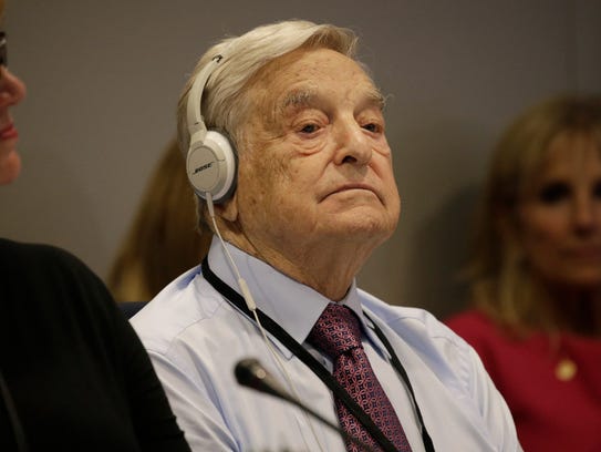 Investor George Soros attends a Private Sector CEO