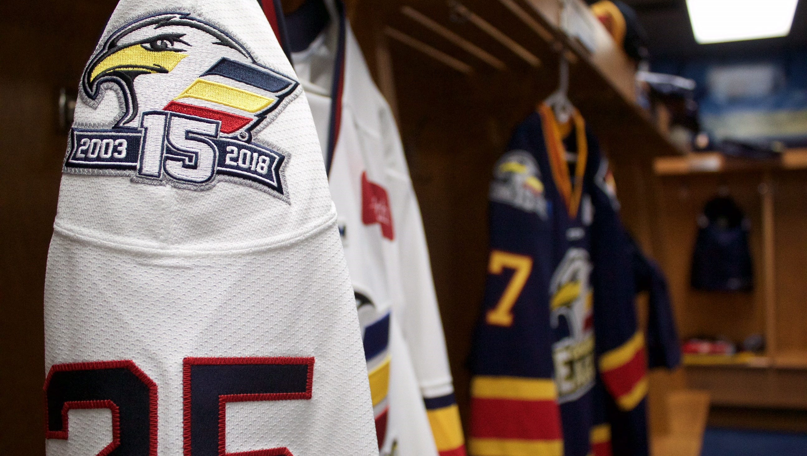 Colorado Eagles unveil new jerseys for 15th season