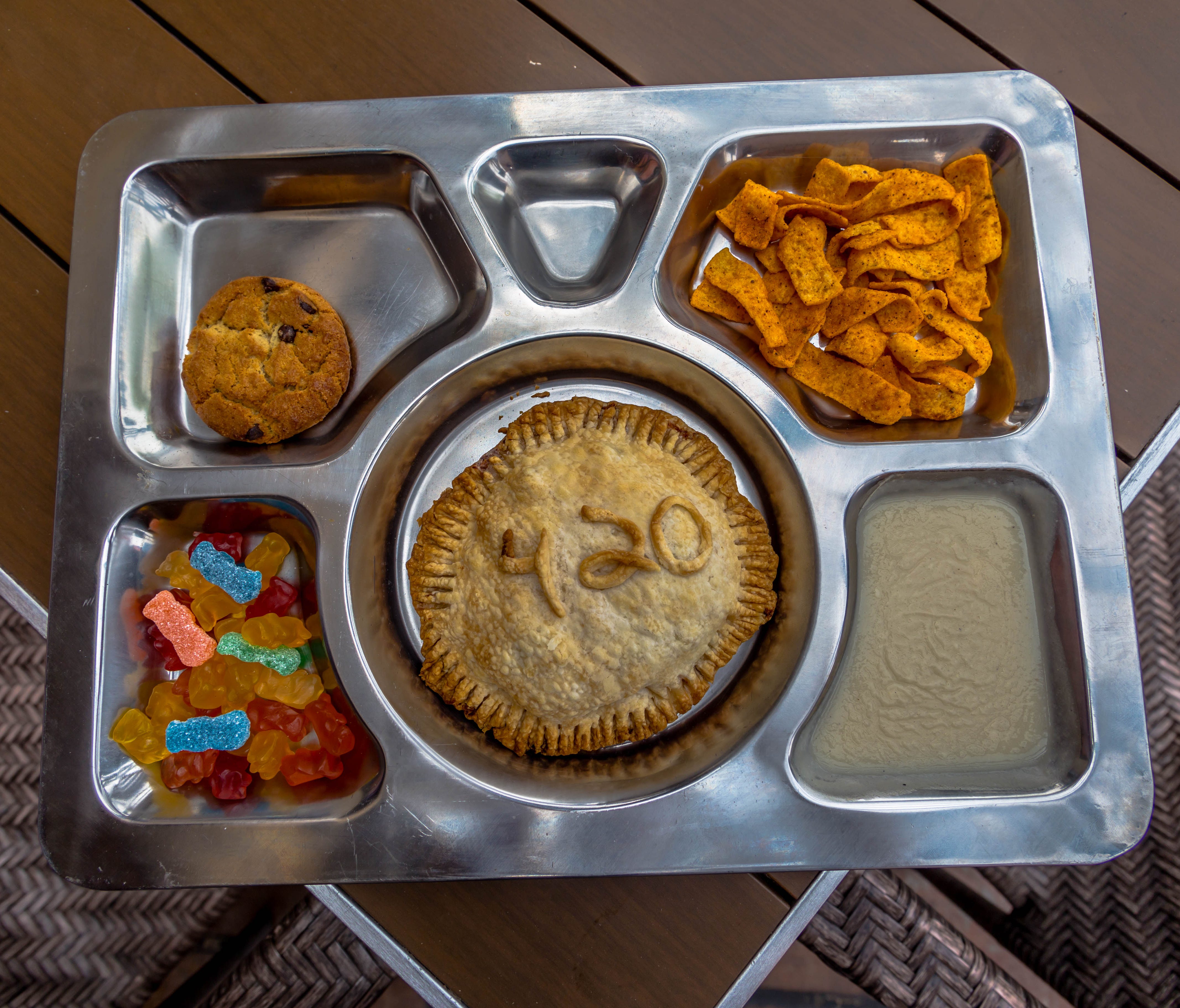 Ginger Monkey, an Arizona restaurant, has a special 420 Pot Pie, which comes with munchies on the side.