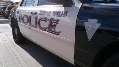An Indian Wells police car.