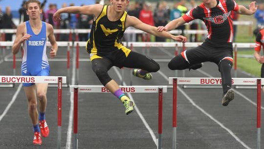 Owen Adams looks for a 3-sport All-Ohio status at this weekend's state track meet.