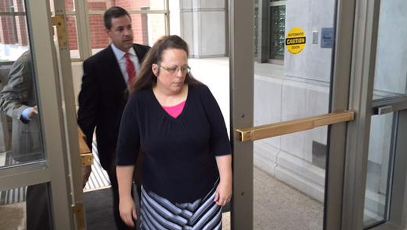 Ky. county clerk invokes God in denying gay marriages