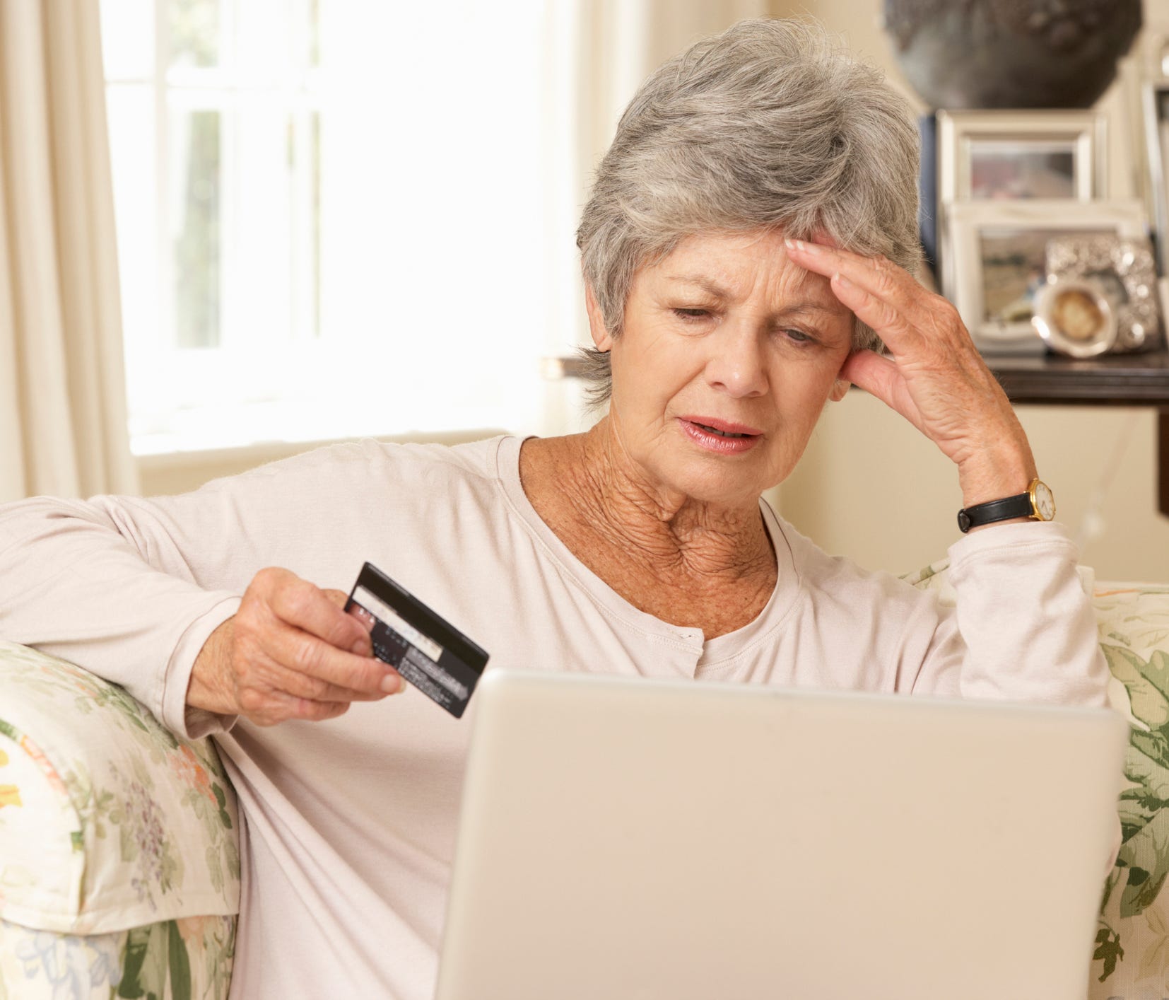 If you're a senior struggling with credit card debt like Green, you're not alone. In 2012, for the first time, middle-income households headed by someone over 50 years old carried more credit card debt on average than households of people younger tha