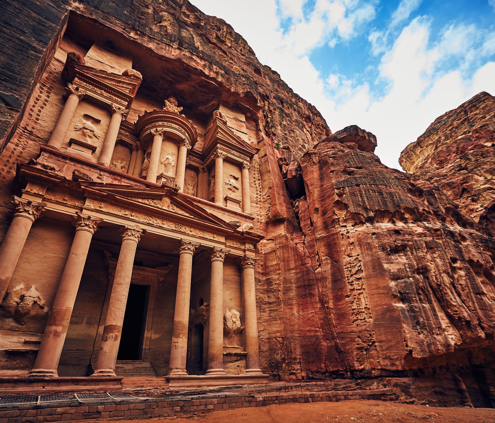 Petra in Jordan.