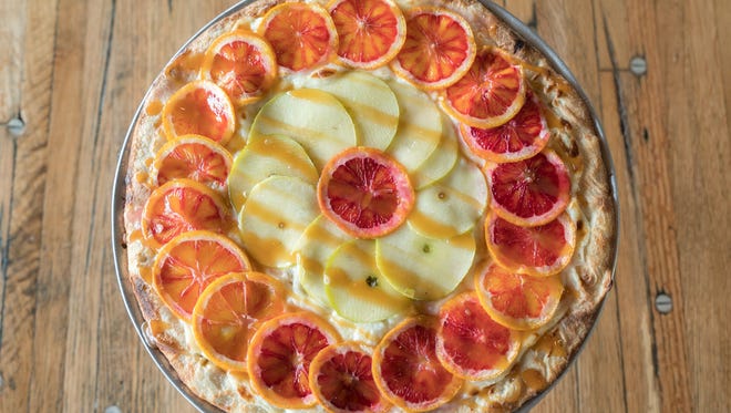 In-the-know patrons can order an off-the-menu blood orange pizza at NYC’s Industry Kitchen, which pairs apples with blood oranges, and salted caramel with mascarpone cheese.