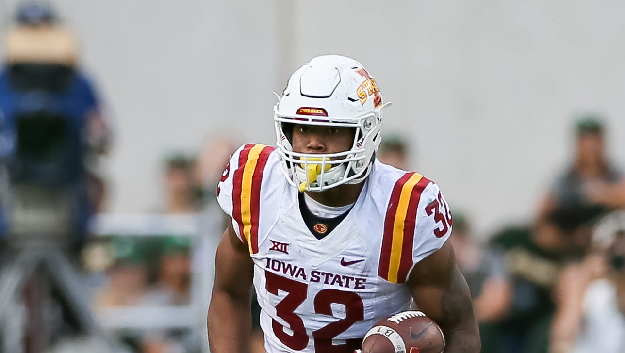 Iowa State running back David Montgomery 'ready to go' for Kansas State