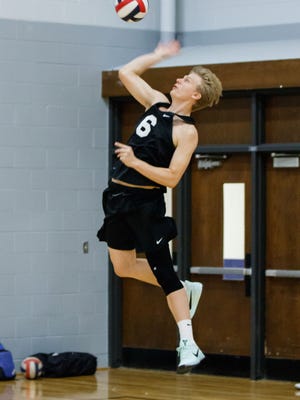 Jacob Jurney and his teammates from Germantown climbed three spots to No. 2 in this week's state coaches volleyball poll.