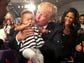 Donald Trump does the standard presidential dance,