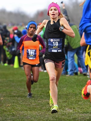 St. Philip senior Ava Strenge, here at the 2016 Foot Locker Cross Country Midwest Regional in in Kenosha, Wis., will compete at the Nationals on Dec. 10.