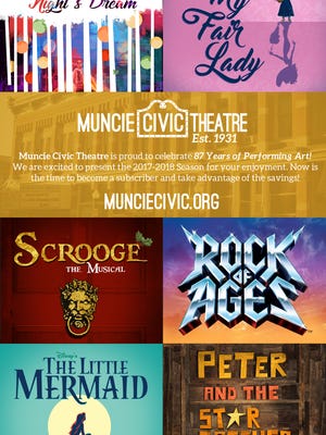 Muncie Civic Theatre announces its lineup for the 2017-18 season.