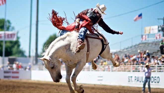 Logan Corbett, coach of the NMSU rodeo team, has recruited new rough-stock riders this year.