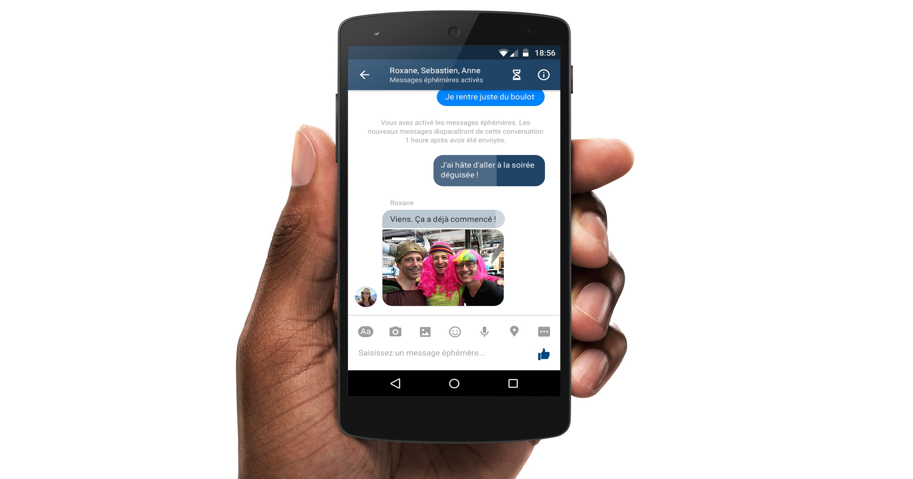 Facebook goes after Snapchat with disappearing messages