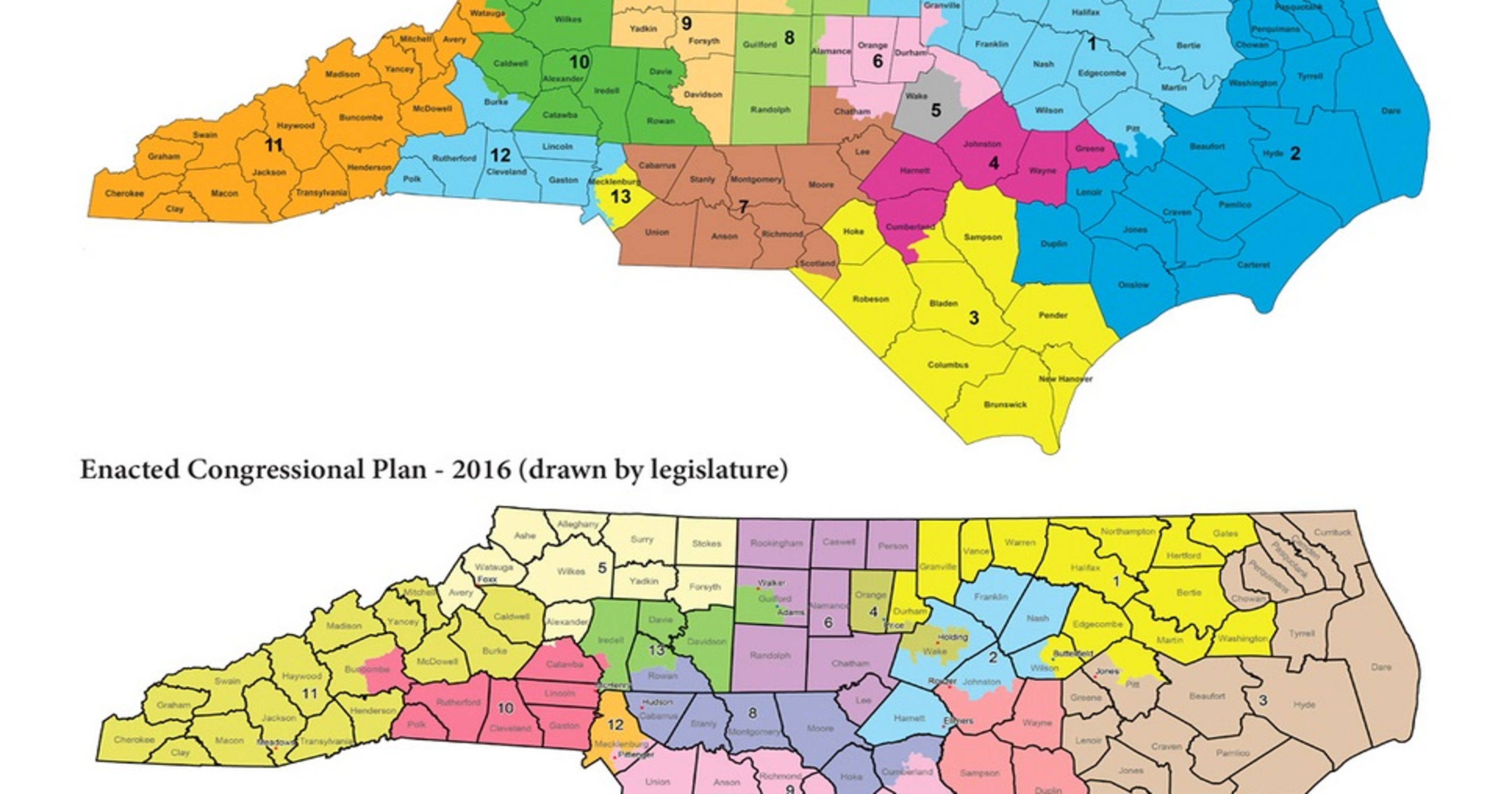 Panel releases proposed NC congressional districts map