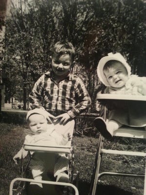 Phil, Paula and William Summerfield as children before the death of William.