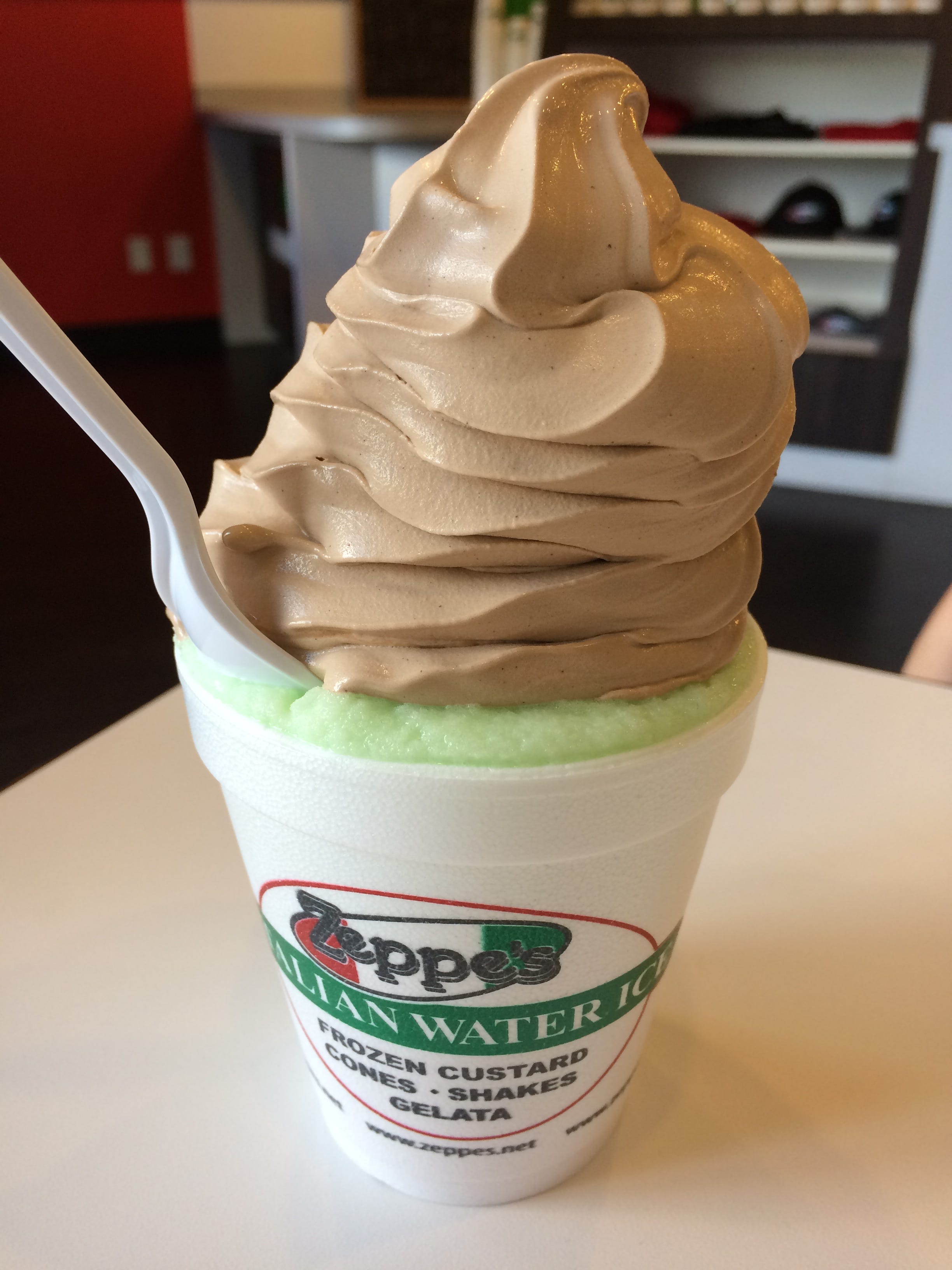 Zeppe's combines custard and Italian ice for sweet treat