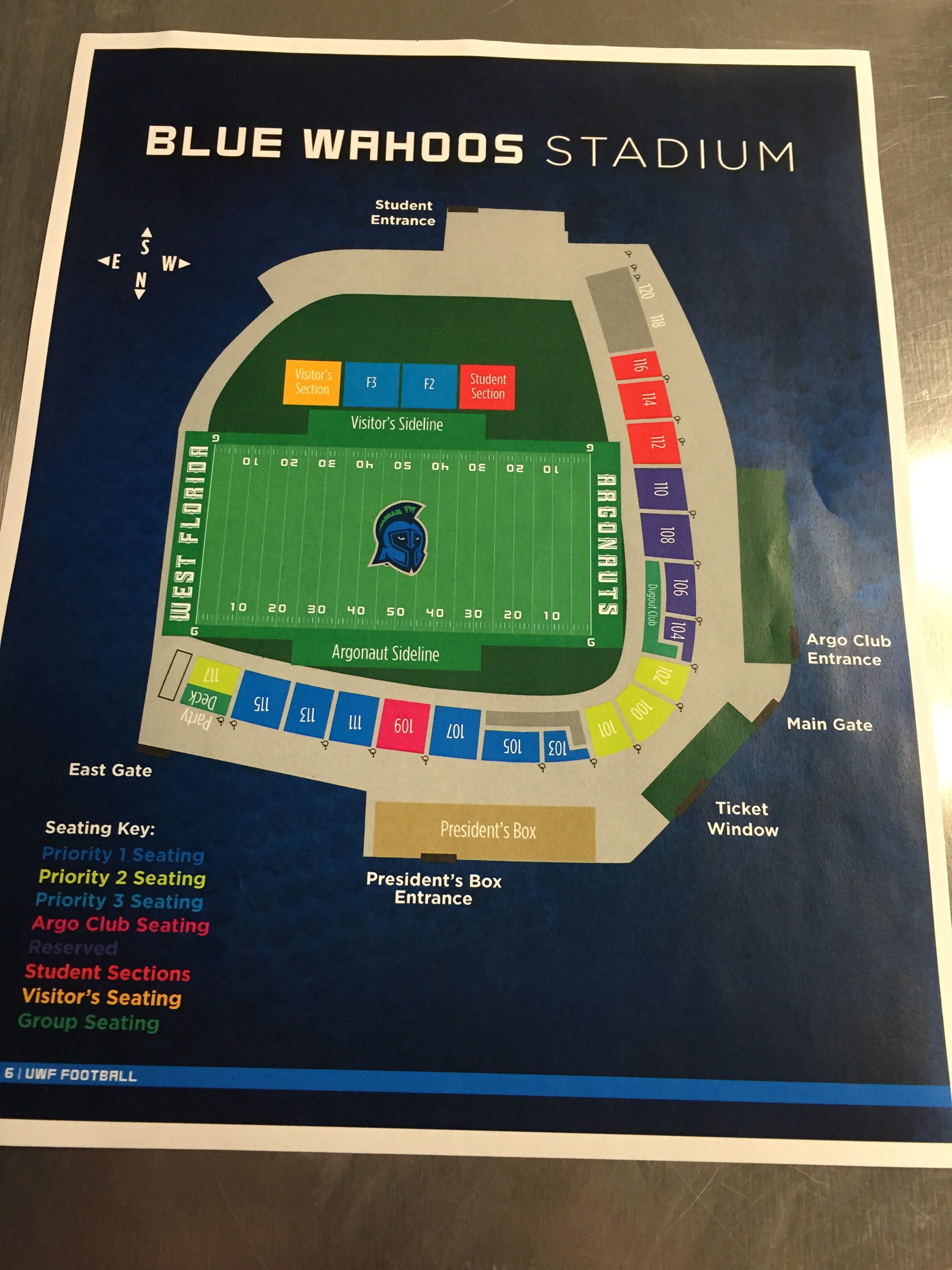 Pensacola Bayfront Stadium Seating Chart