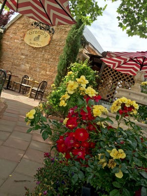 The Granary Café offers a beautiful patio dining option in Santa Clara.