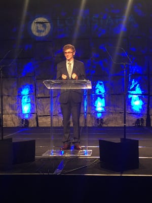 Adam Nettles, a senior political science major and president of the College Democrats at the University of Louisiana Monroe, was invited to serve as a guest speaker at the 2016 Jefferson-Jackson Dinner held by the Louisiana Democratic Party in New Orleans on Oct. 1.