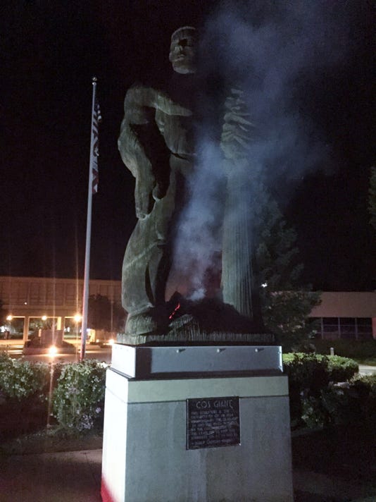 Suspected COS giant statue vandals arrested