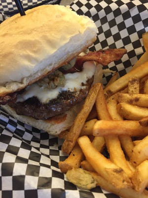 The Smokey Willow Burger is a delicious combination of smoke, sweet and heat.