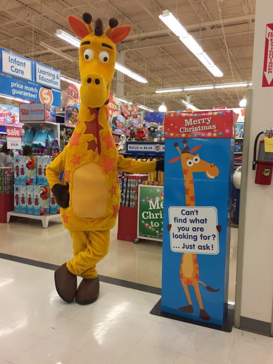 Toys r shop us sad giraffe