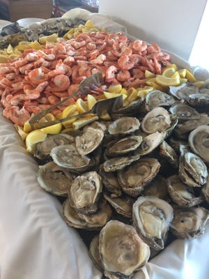 The Thanksgiving Day buffet at The Rum Runner in Sea Bright will include a raw bar of shrimp, clams and oysters.