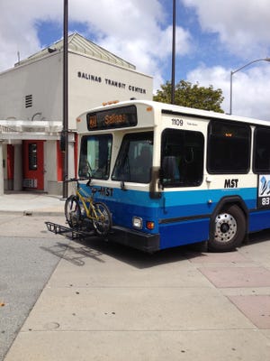 
An MST bus at the Salinas Transit Center.
