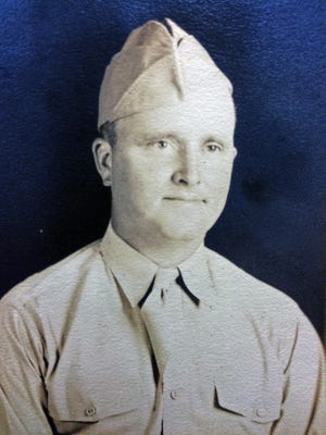 An undated photo of Tech. Sgt. Hugh Francis Moore, taken sometime after he enlisted in the Army in July 1942.