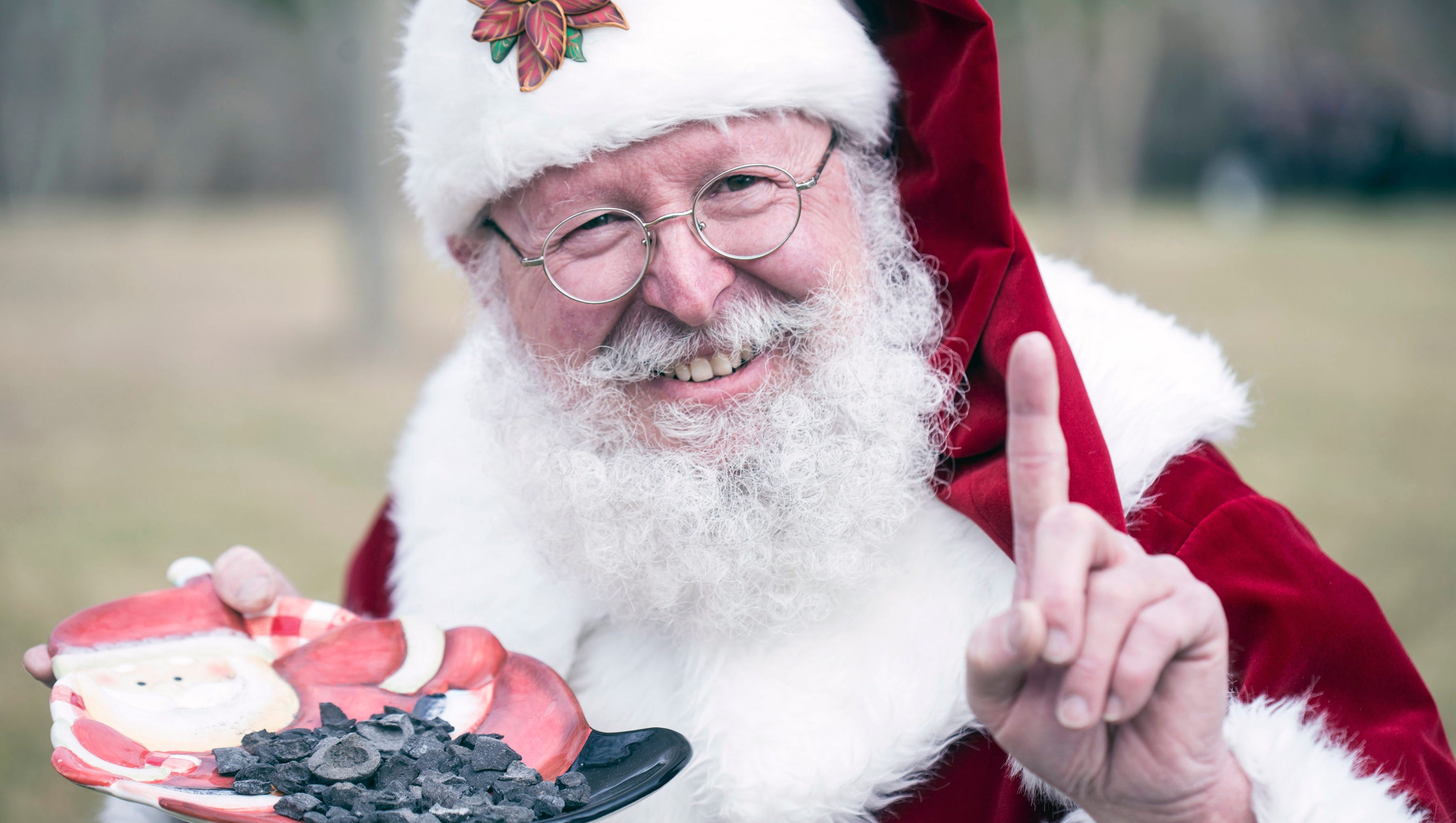 Santa gives Kentucky coal to naughty children