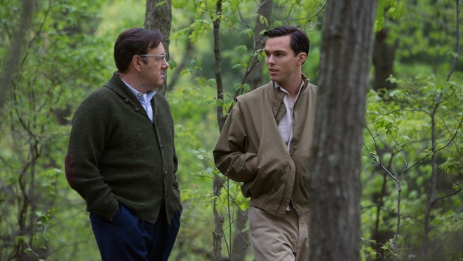 Kevin Spacey (left) and Nicholas Hoult star in "Rebel in the Rye," which is inspired by the life of J.D. Salinger. .