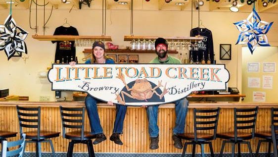 The Little Toad Creek Brewery & Distillery is run by husband-wife team Theresa Dahl-Bredine and David Crosley. They have been expanding their product lines.