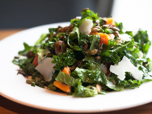 At Beatrix in Chicago, the Crispy Kale Salad is served