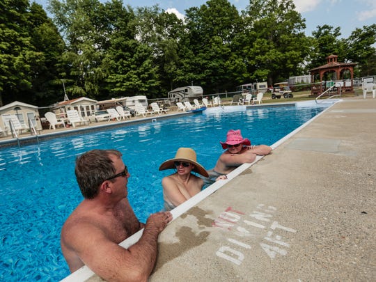 Naked People At Nudist Colony - At this campground, nudity is just a way of life