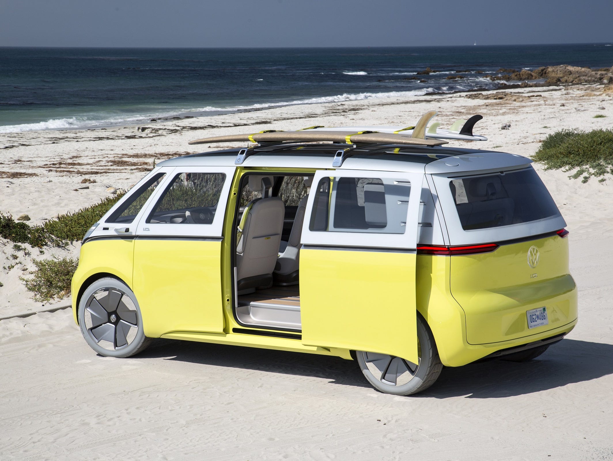 Volkswagen said it would start selling the I.D. Buzz microbus in 2022.