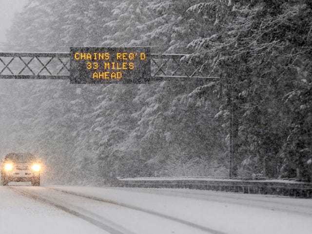 Oregon Weather Will Snow Enter The Region For Week Of Thanksgiving