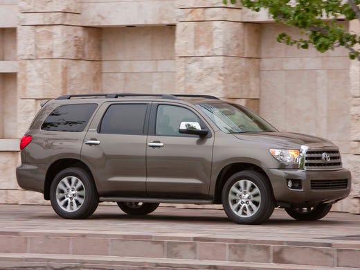 25. Toyota SequoiaÊfour-door 4WD Annual average insurance