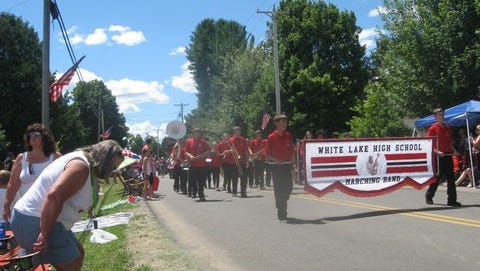 The Fourth of July weekend was celebrated from one corner of Wisconsin to the other. Here in White Lake, Wisconsin, they not only celebrated the 4th of July but their 100th anniversary