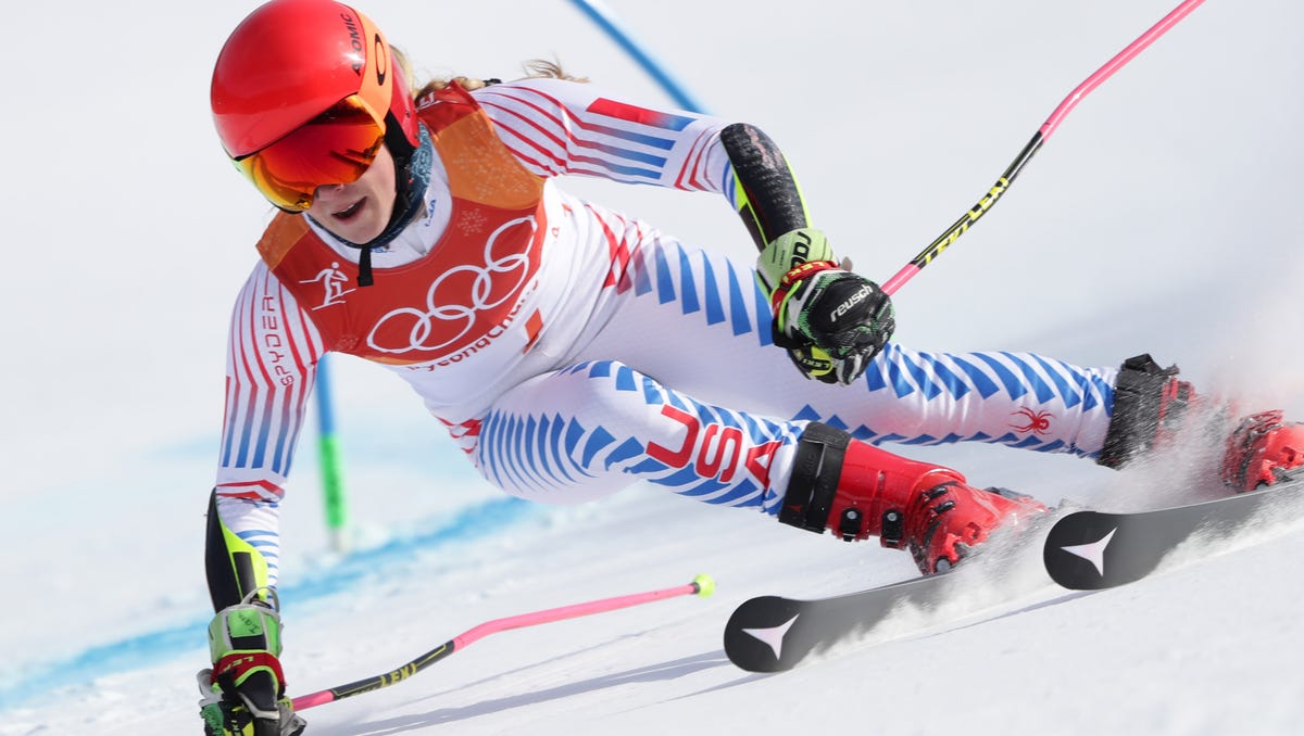Mikaela Shiffrin trails after one run of 2018 Winter ...