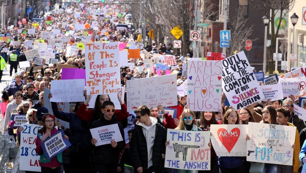 Thousands marched in White Plains, N.Y. as they took