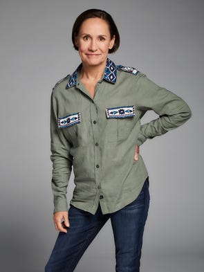 Laurie Metcalf (Roseanne's sister, Jackie Harris):