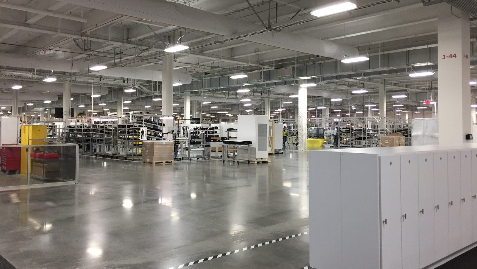 Here's our first look inside Tesla's Gigafactory
