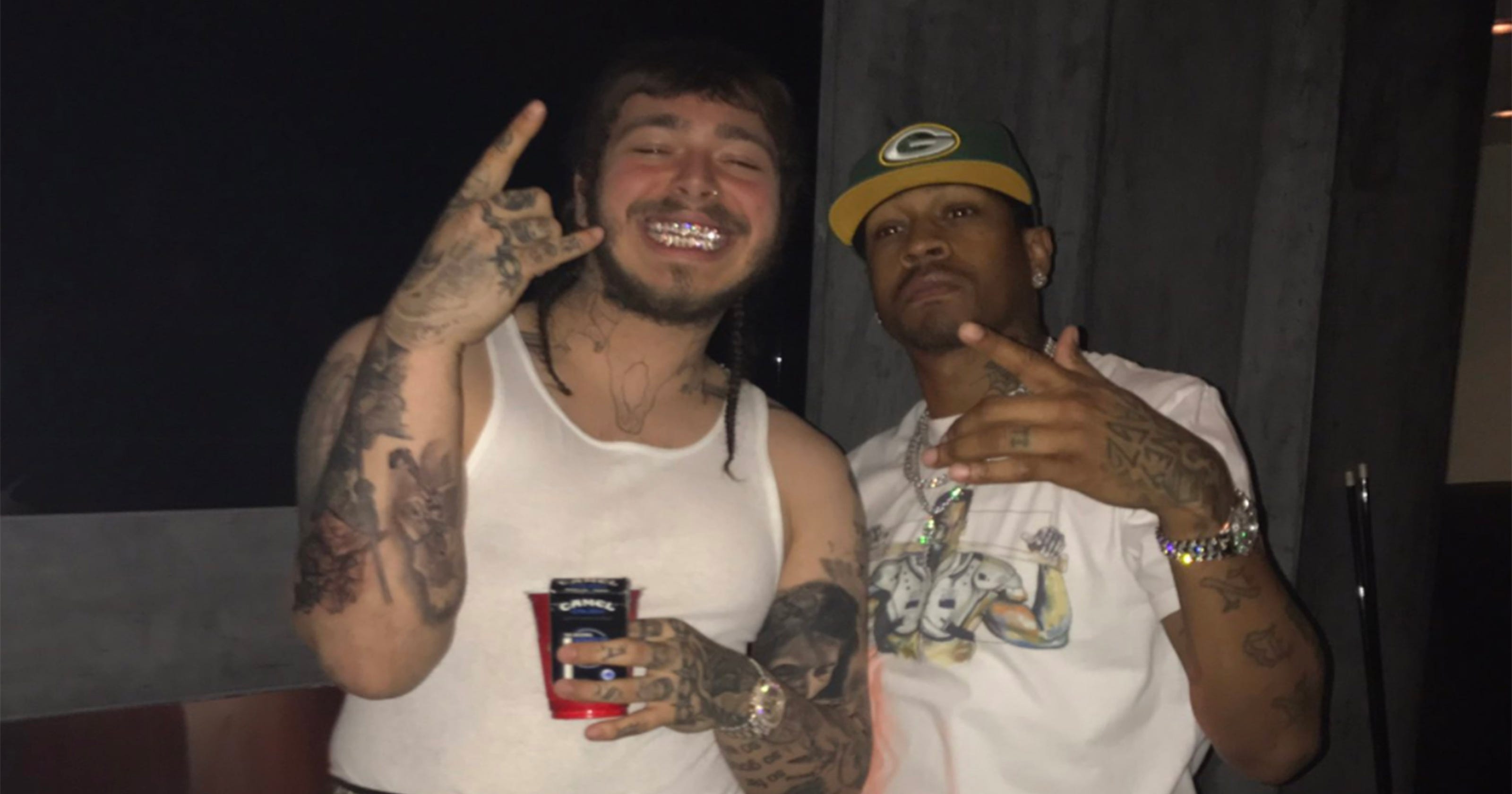 Allen Iverson Post Malone Allen Iverson Post Malone