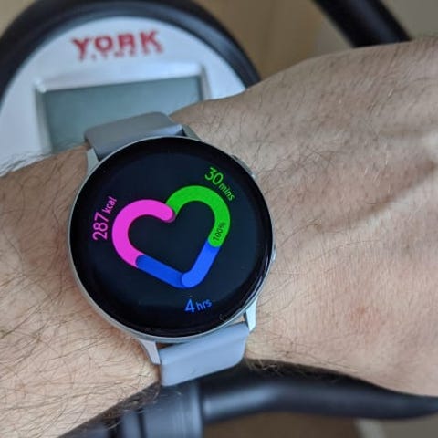 The in-depth fitness tracking makes the Samsung Ga
