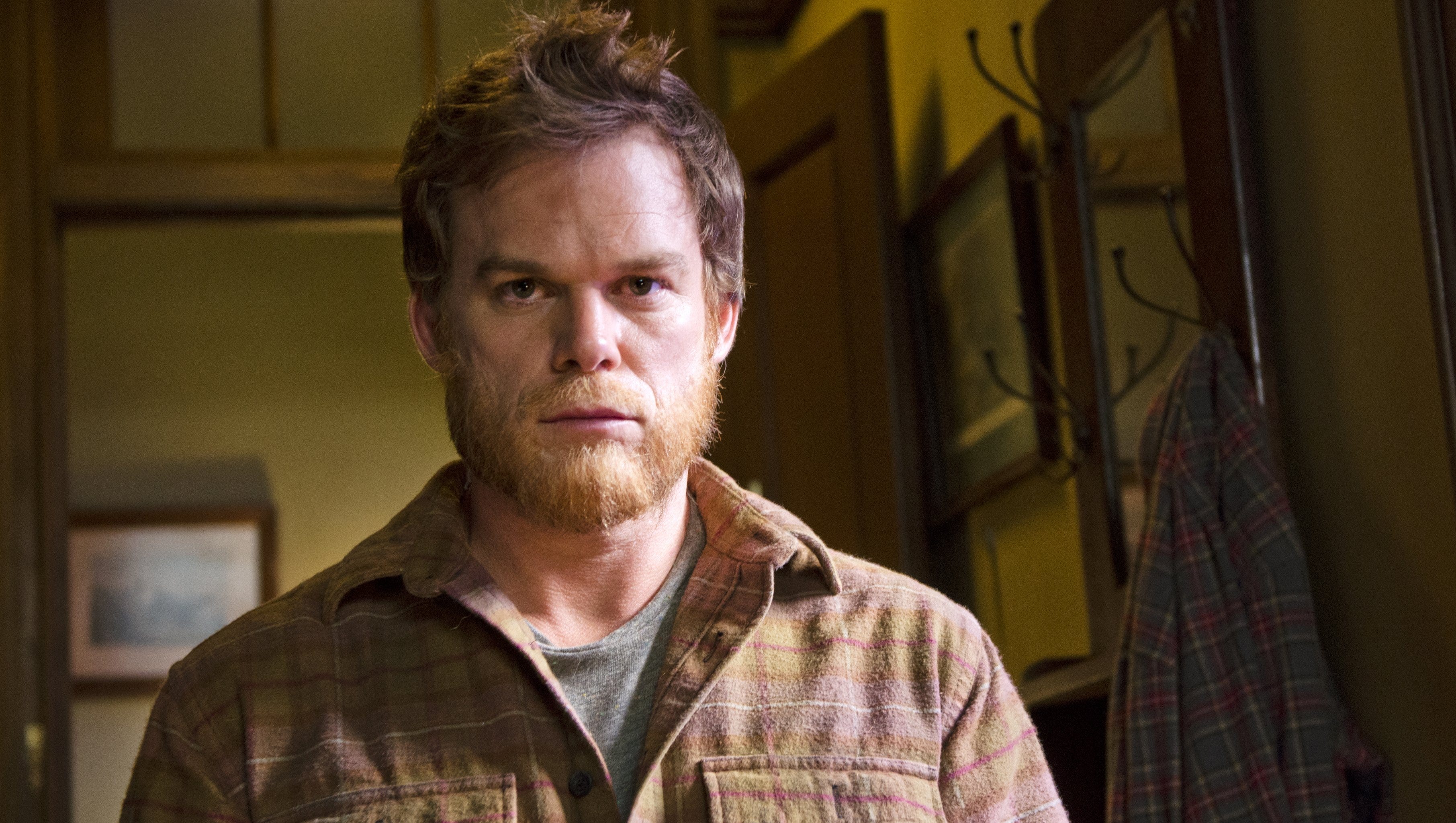 This image released by Showtime shows Michael C. Hall as Dexter Morgan in a scene from the series finale of "Dexter."