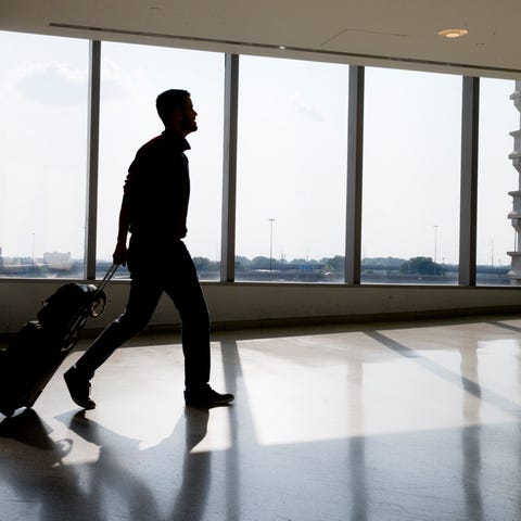 A survey of 1,000 business travelers found that 53