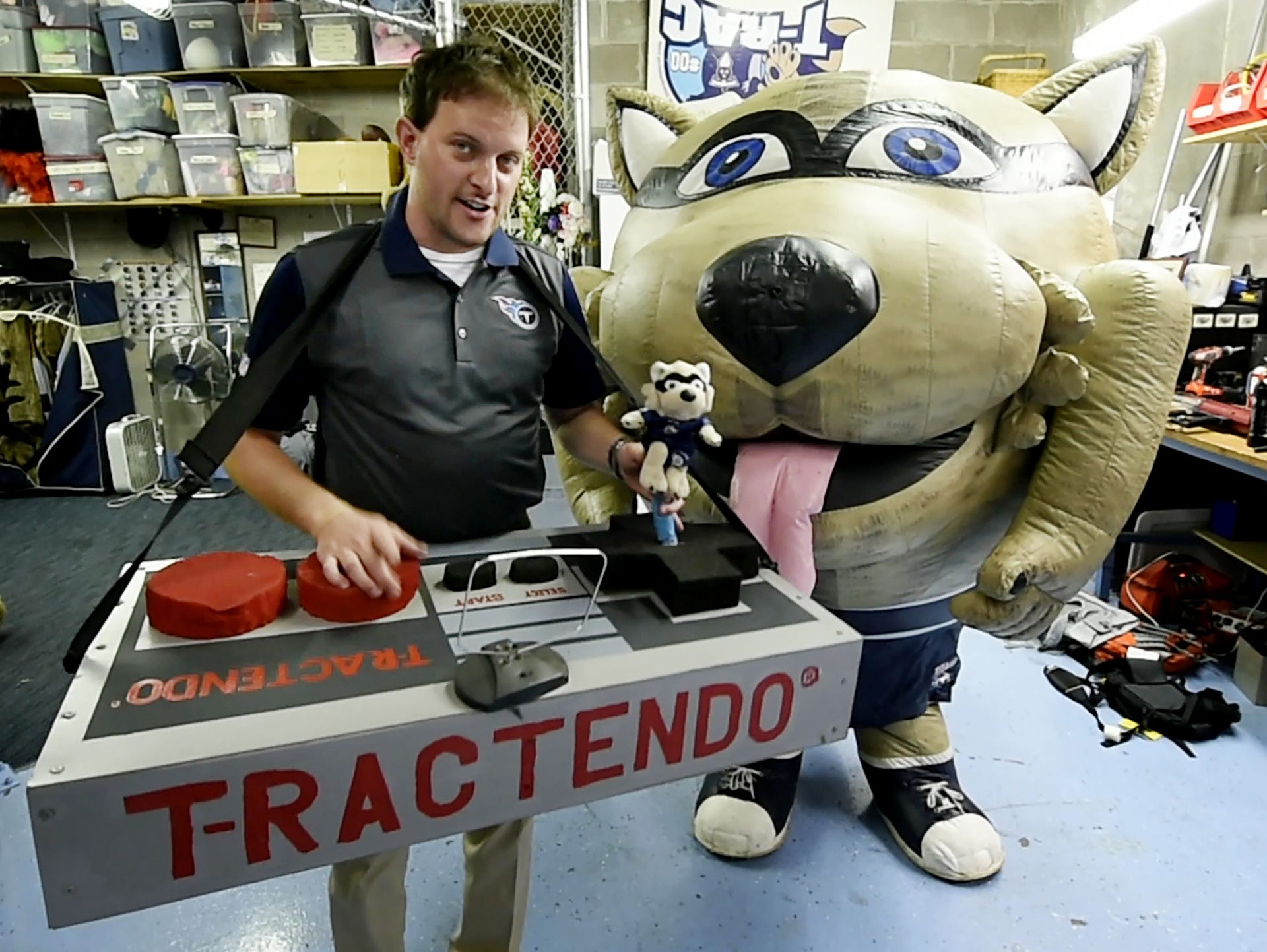 Meet the man in the mascot who breathed life into Titans' TRac