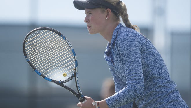 Poudre High School's Ky Ecton made the No. 1 singles final in Class 5A last year.
