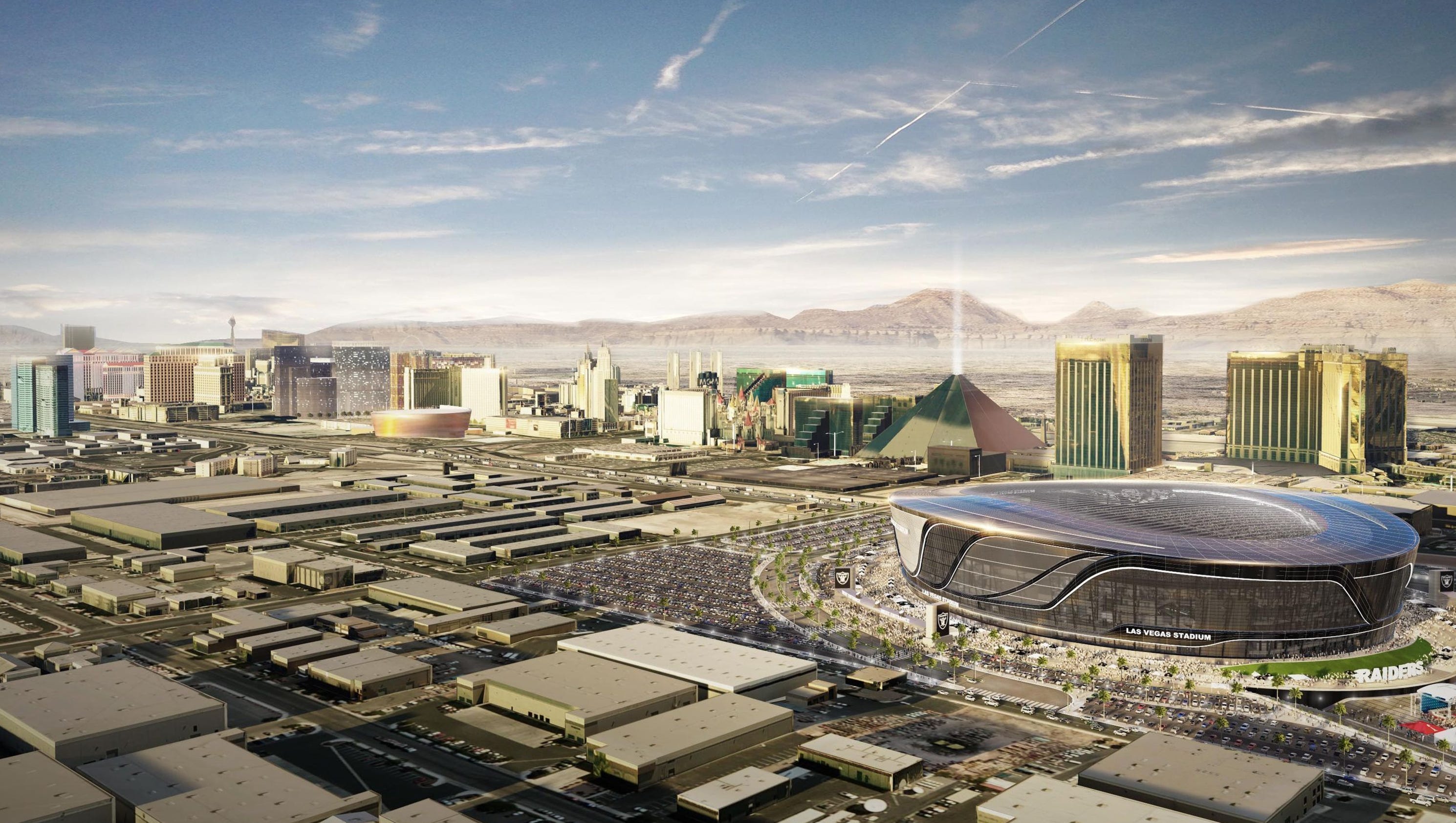 Raiders' stadium in Las Vegas: gambling ties run deep for NFL3200 x 1680