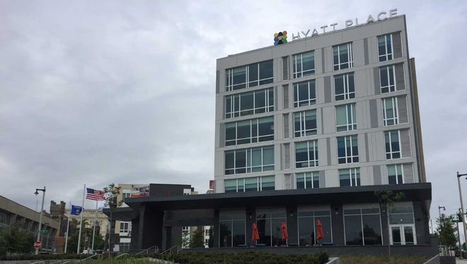 The new Hyatt Place hotel opened Tuesday at the former Pabst brewery complex in downtown Milwaukee.